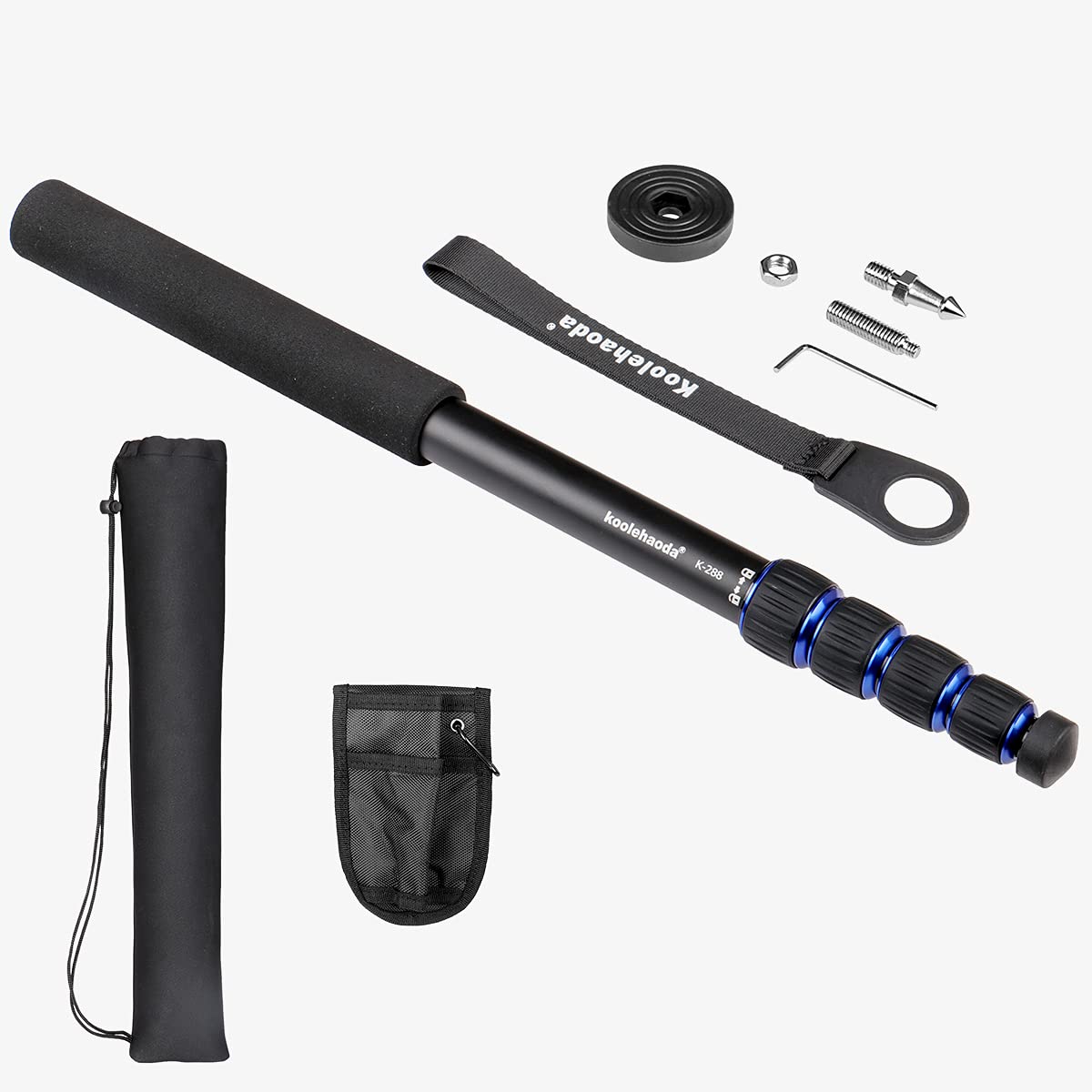 Koolehaoda 64-inch Camera Aluminium Monopod for All Canon Sony, Nikon