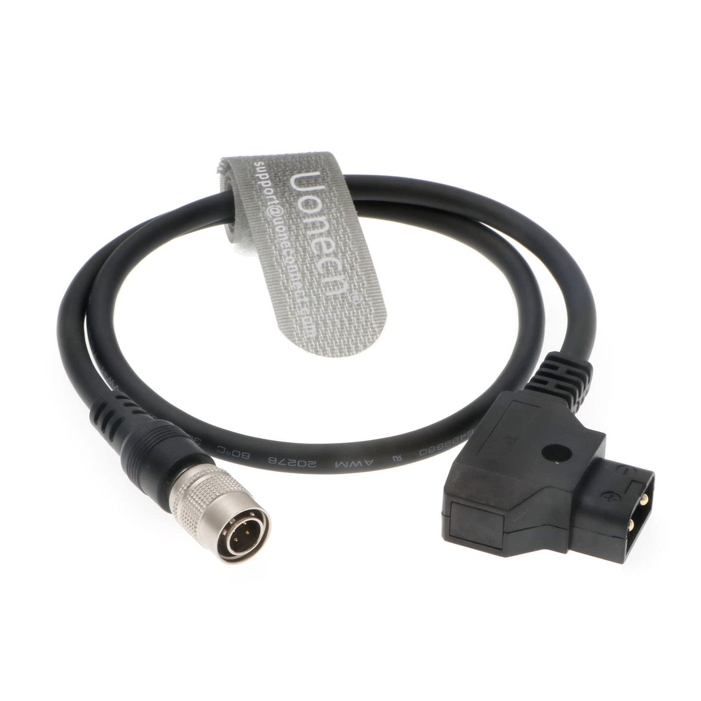 Uonecn for Anton Bauer Sound Device ZAXCOM Power Cable D-Tap to Hirose 4 pin Male for Zoom F8