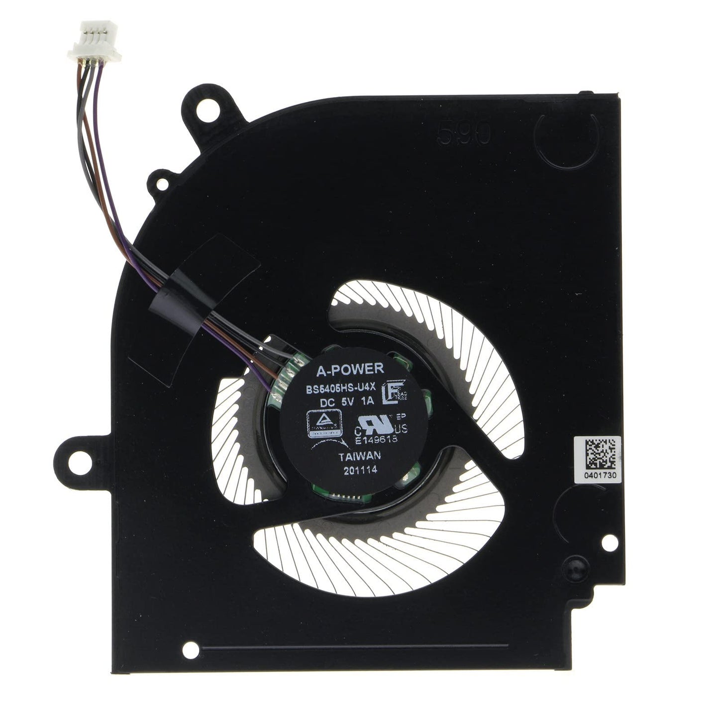 CPU&GPU Cooling Fan for MSI Stealth 15M A11UEKV-009US MS-1563 BS5405HS-U4W BS5405HS-U4X