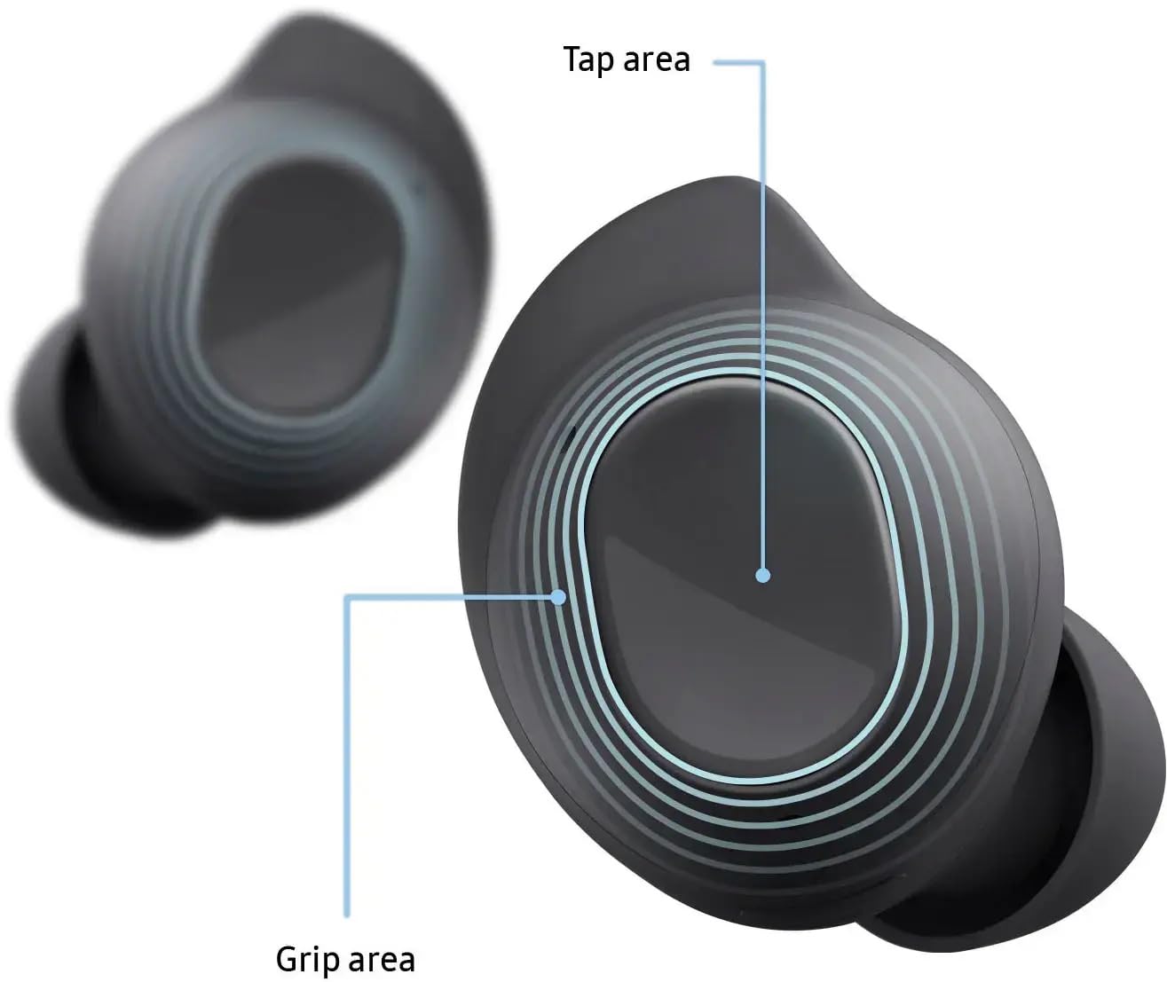 Samsung Galaxy Buds FE Wireless Earbud Headphones - Graphite (Renewed)