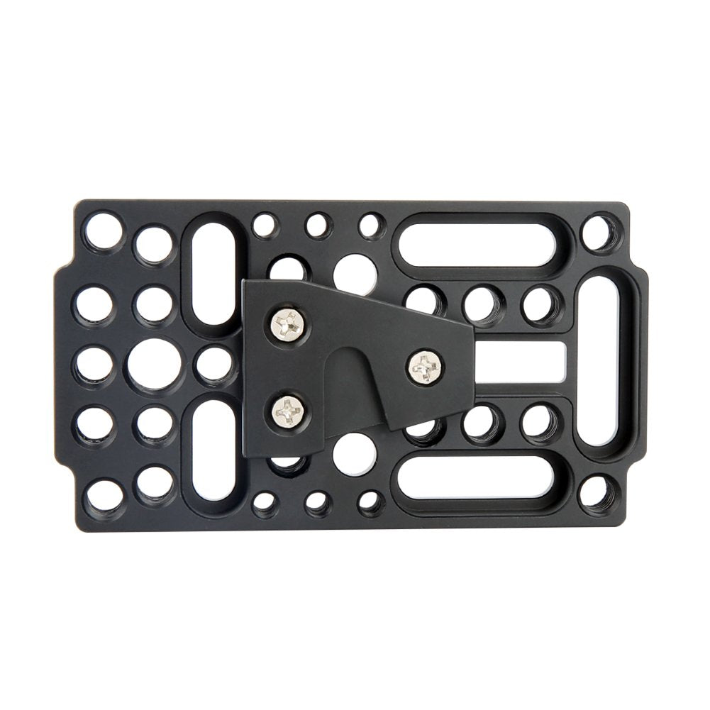 NICEYRIG Multifunctional Cheese Easy Plate Kit with V-Lock Male Adapter for Railblock, Dovetail and Short Rod