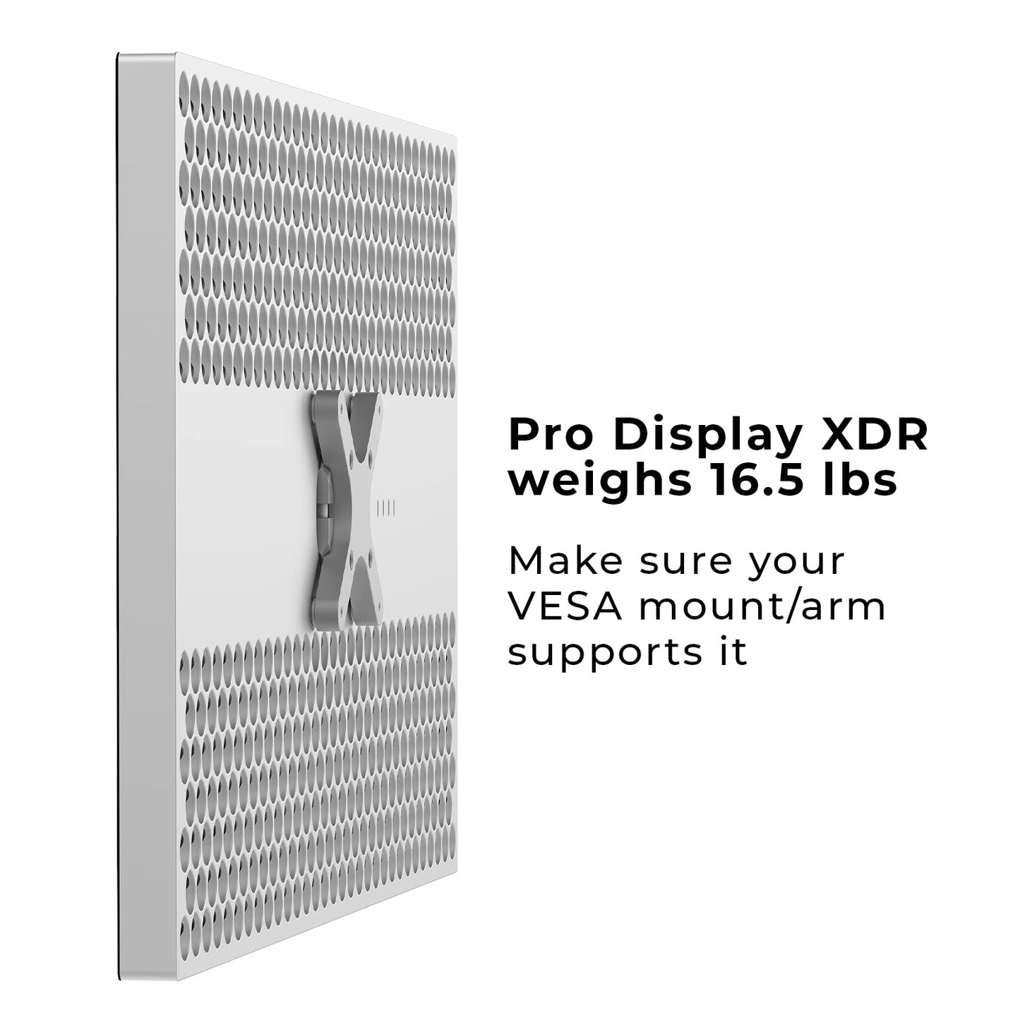 HumanCentric VESA Adapter Compatible with Apple Pro Display XDR Mount, Replacement VESA Mount Adapter for Apple VESA Mount Adapter for Pro Display