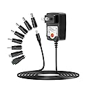 15W Universal AC Adapter 3V 4.5V 5V 6V 7.5V 9V 12V 0.5A 1A 1.25A Multi Voltage Switching Adapter Replacement for Household Electronics Routers CCTV…
