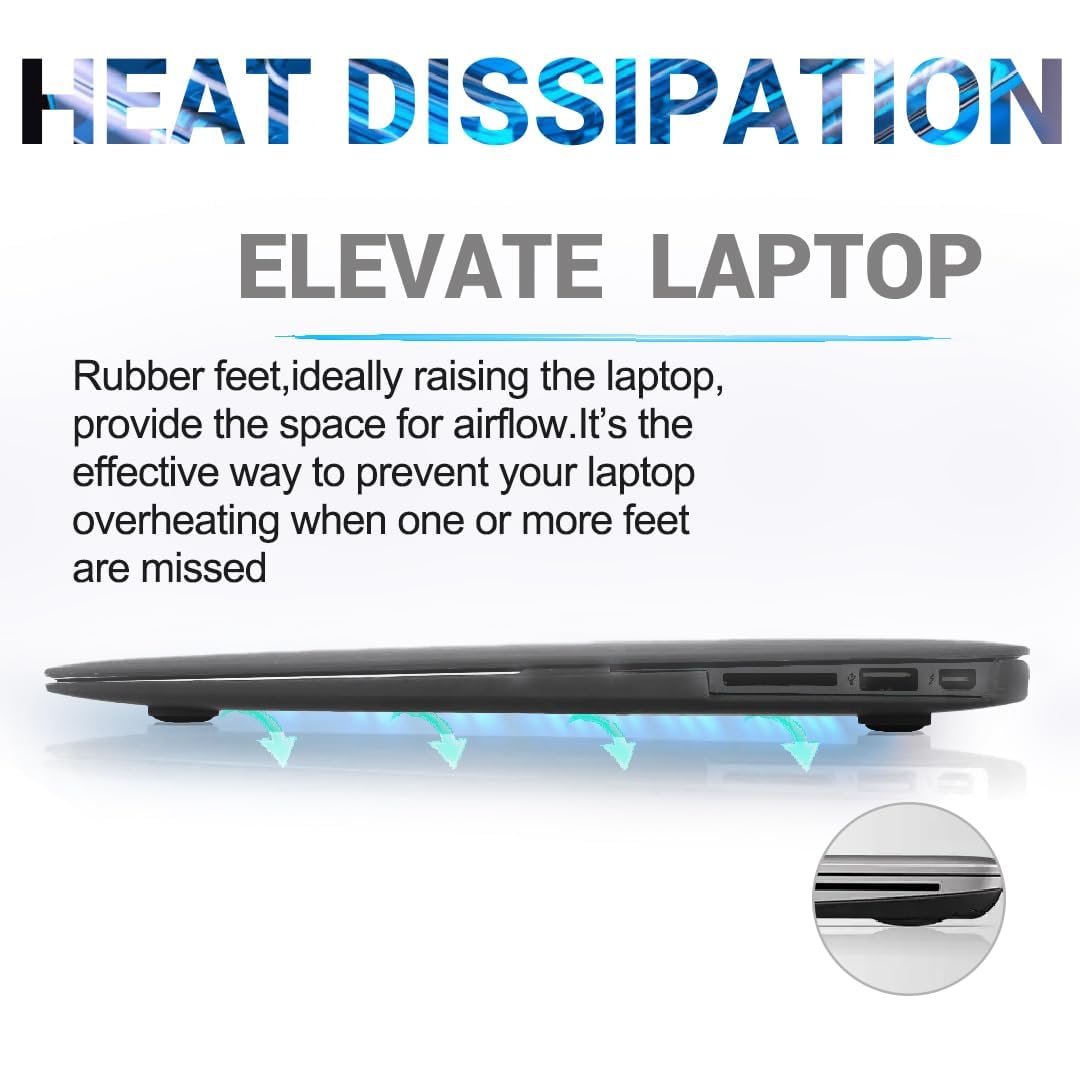 LeFix 12 x Rubber Silicone Feet Dot(Diameter:0.575inch/14.6mm) with Adhesive,Compatible with DELL,Asus,Lenovo,HP Laptop,Computer Case,Keyboard