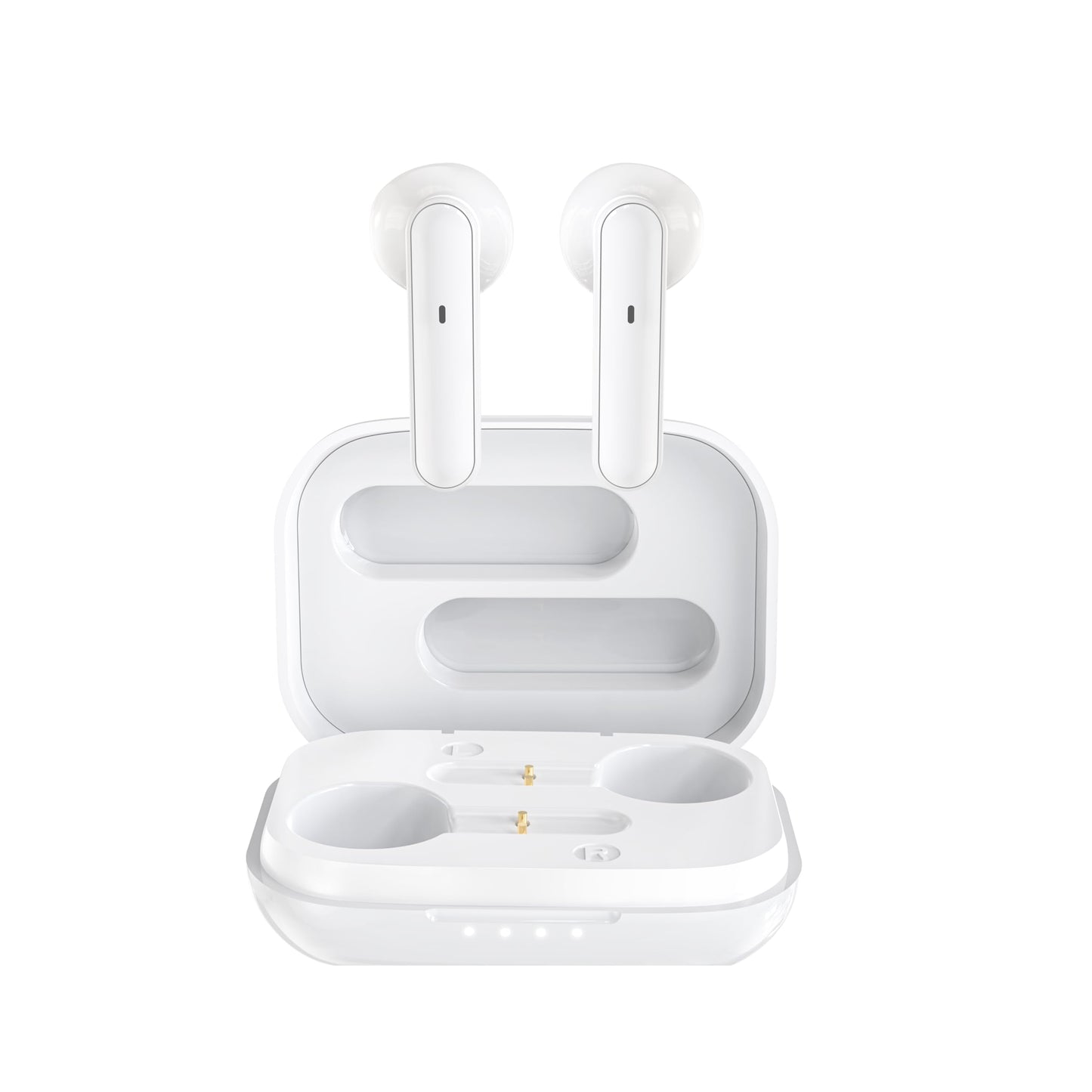 CBTek Wireless Bluetooth Earbuds, Seamless with Any iPhone and Android, Built-in Mic with Charging Case, Deep Bass, 40 Hours Playtime, Hand-Free