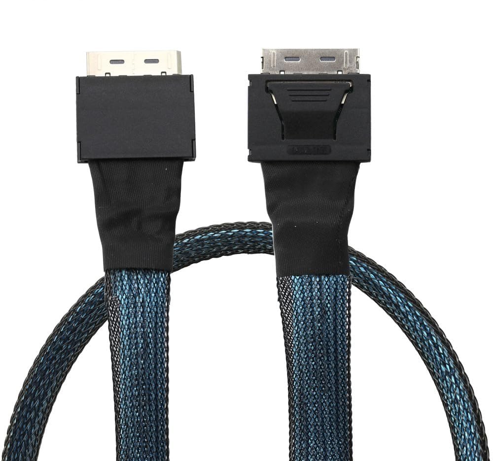 Valuegist OCuLink PCIe 4.0 Cable, Male to Male, 8Gbps Data Transfer, SFF-8611 4i Extension Cable for eGPU and SSD (39, Inches)