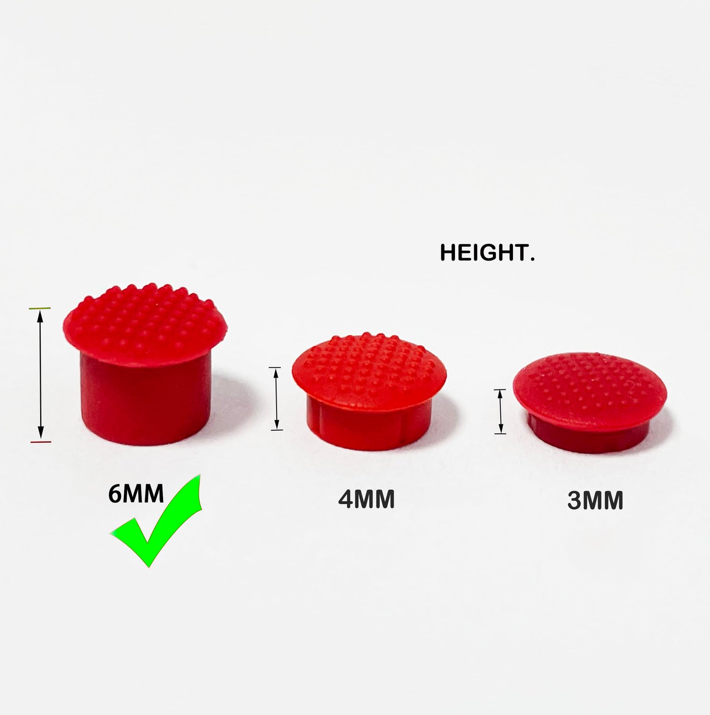 5 PCS TrackPoint Keyboard Mouse Red Cap Soft Dome Laptop Pointer for IBM Lenovo ThinkPad