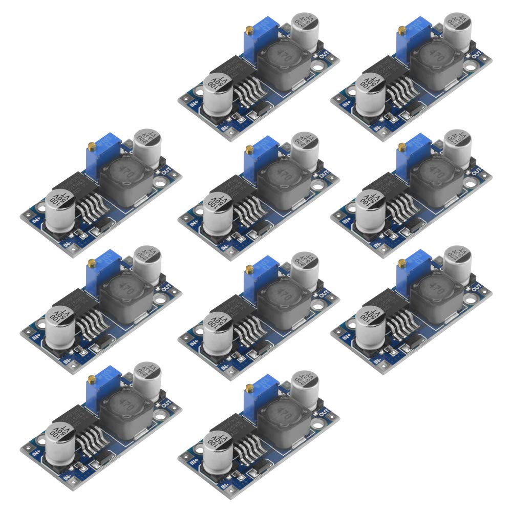 XINGYHENG 10Pcs DC-DC Buck Voltage Converter Power Module 3A Adjustable Module Stable 3.0-40V to 1.5-35V Power Supply Module