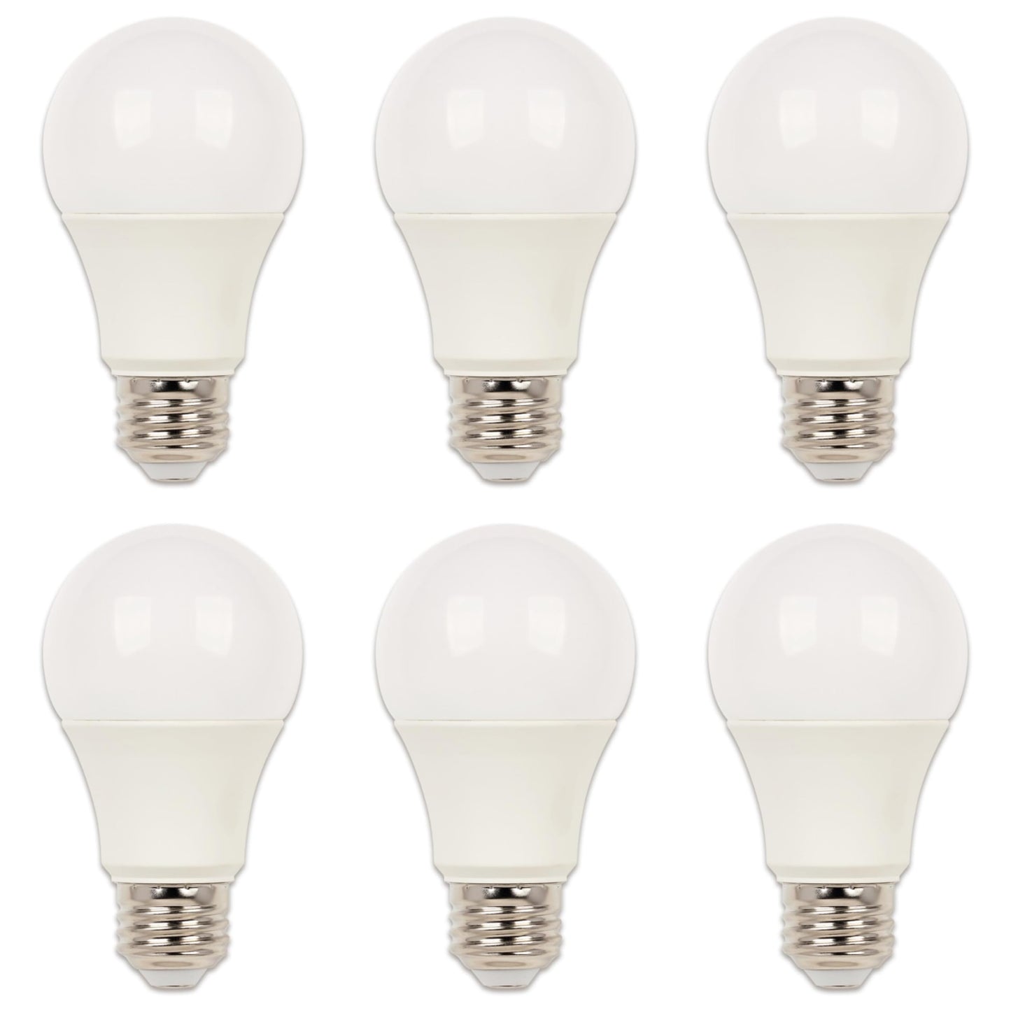 Westinghouse 5229120 14 Watt (100 Watt Equivalent) A19 Daylight LED Light Bulb, Medium Base, 6 Pack