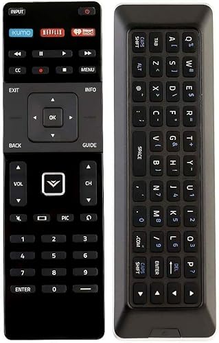 Universal Vizio Smart TV Remote Compatible with All VIZIO LCD LED SmartCast TVs with Backlit QWERTY Keyboard XRT510 XRT140 XRT136 XRT500 XRT300 XRT110