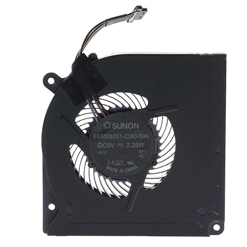 CPU Cooling Fan for Schenker XMG NEO 15 17 Tongfang GK5CQ7Z EG50060S1-C380-S9A THER7GK5C6-1411 EG50060S1-C380-S9A