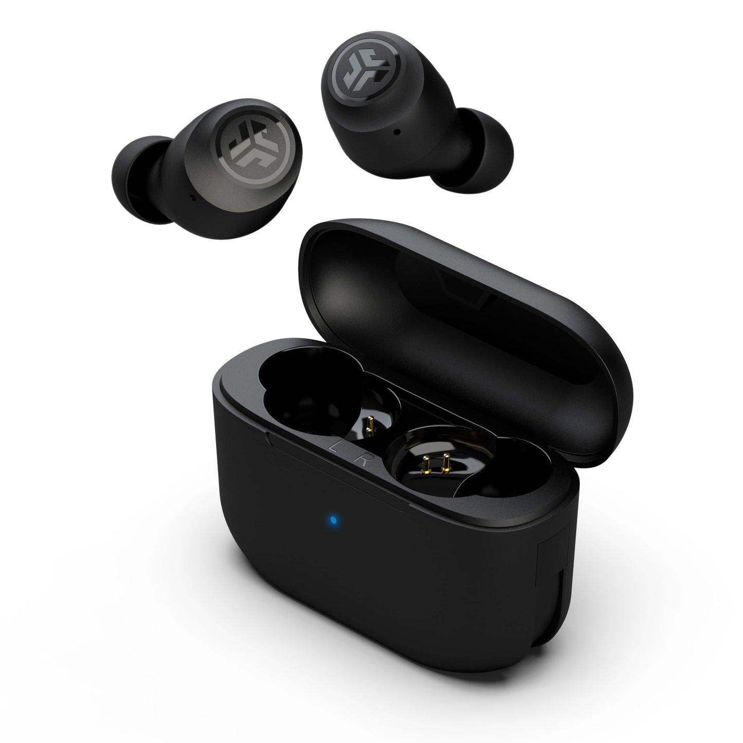 JLab Go Air Pop+ True Wireless Earbuds, in Ear Headphones, Bluetooth Earphones, 35H Playtime Ear Buds, Bluetooth Earbuds with Microphone, USB-C