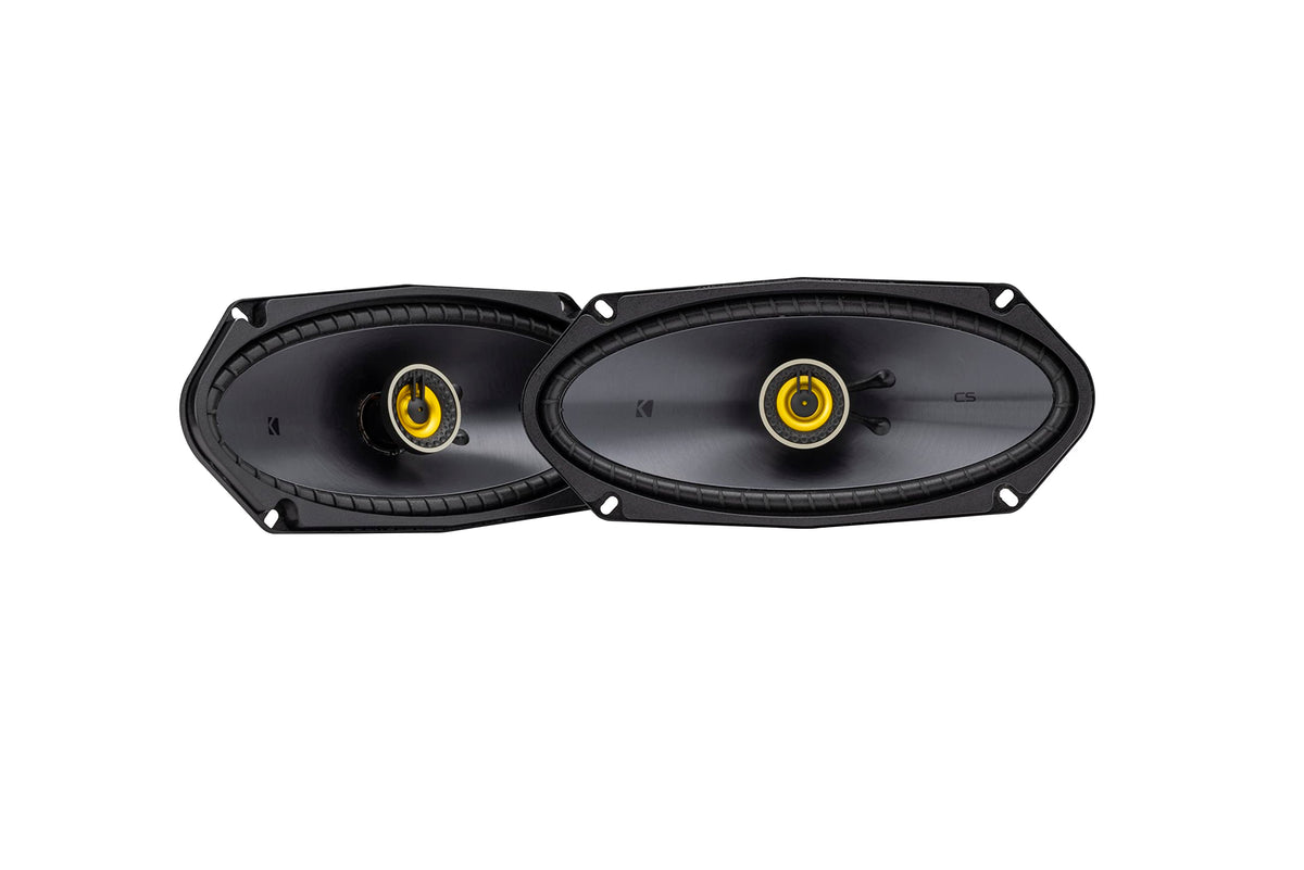 KICKER 50CSC4104-4x10 Drop-in Coaxial Speakers, Pair, 4-Ohm