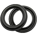 BLLNDX Rubber Ring 2PCS 5Inch Black Speaker Rubber Foam Edge Surround Rings Repair Kit for Speaker Repair or DIY