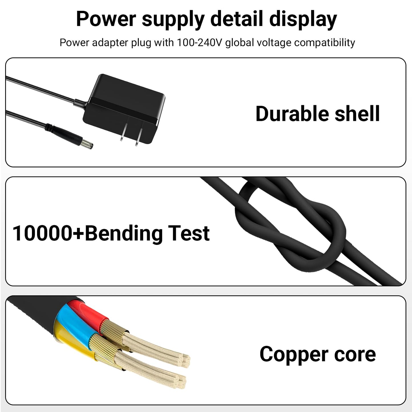 9V Power Supply Compatible with Nintendo NES Game Console MW41-0900800A 7-38012-24010-6 NES-001 NES-002 NES-101 AC Adapter Charger Power Cord - 5.9Ft