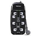 CyberPower CSP806T Professional Surge Protector + TEL Protection, 2250J/125V, 8 Outlets, 6ft Power Cord