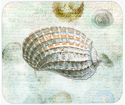 Caroline's Treasures SB3029MP "Beach Conch Shell Top Mouse Pad, Hot Pad or Trivet" for Home Office Gaming Working Computers Laptop Mouse Mat,Washable