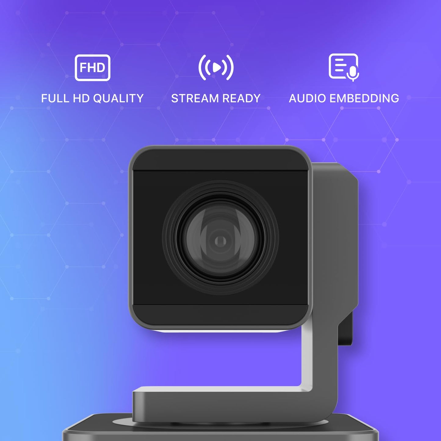 Compact PTZ 1080P FHD 20X Camera with HDMI/SDI/USB 3.0/POE