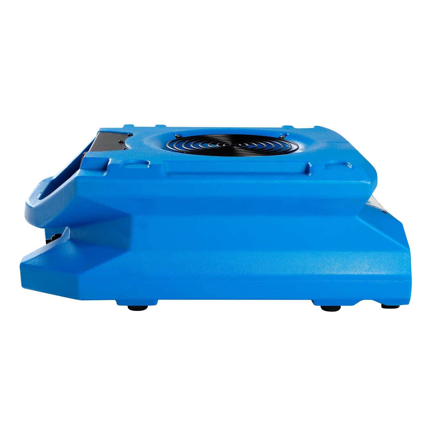 MOUNTO 1/4 HP 1200 CFM Low Profile Air Mover, 2-Speed Carpet Dryer Floor Fan with Dual GFCI Outlets, Stackable Lightweight Blower for Water Damage
