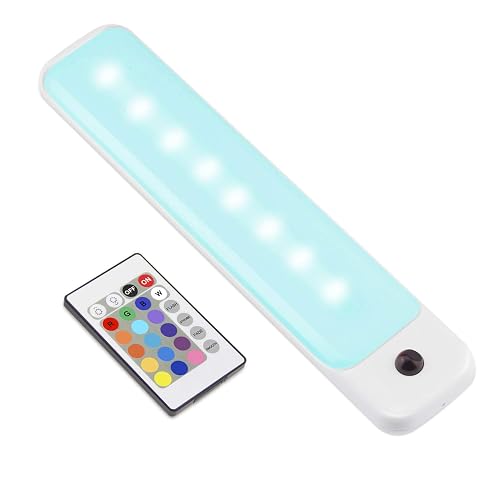 LUXSWAY LED Color Light Bar with Battery Operated,Dimmable Night Lighting, Stick On Light Bar Mulit-Color Changing for Closet,Stair,Shelf, Under