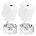 iPhone 17 Pro Max Charger Fast Charging, 45W USB C Wall Charger with 10FT Long Type C Charger Fast Charging Cable for iPhone 17/17 Plus/17 Pro