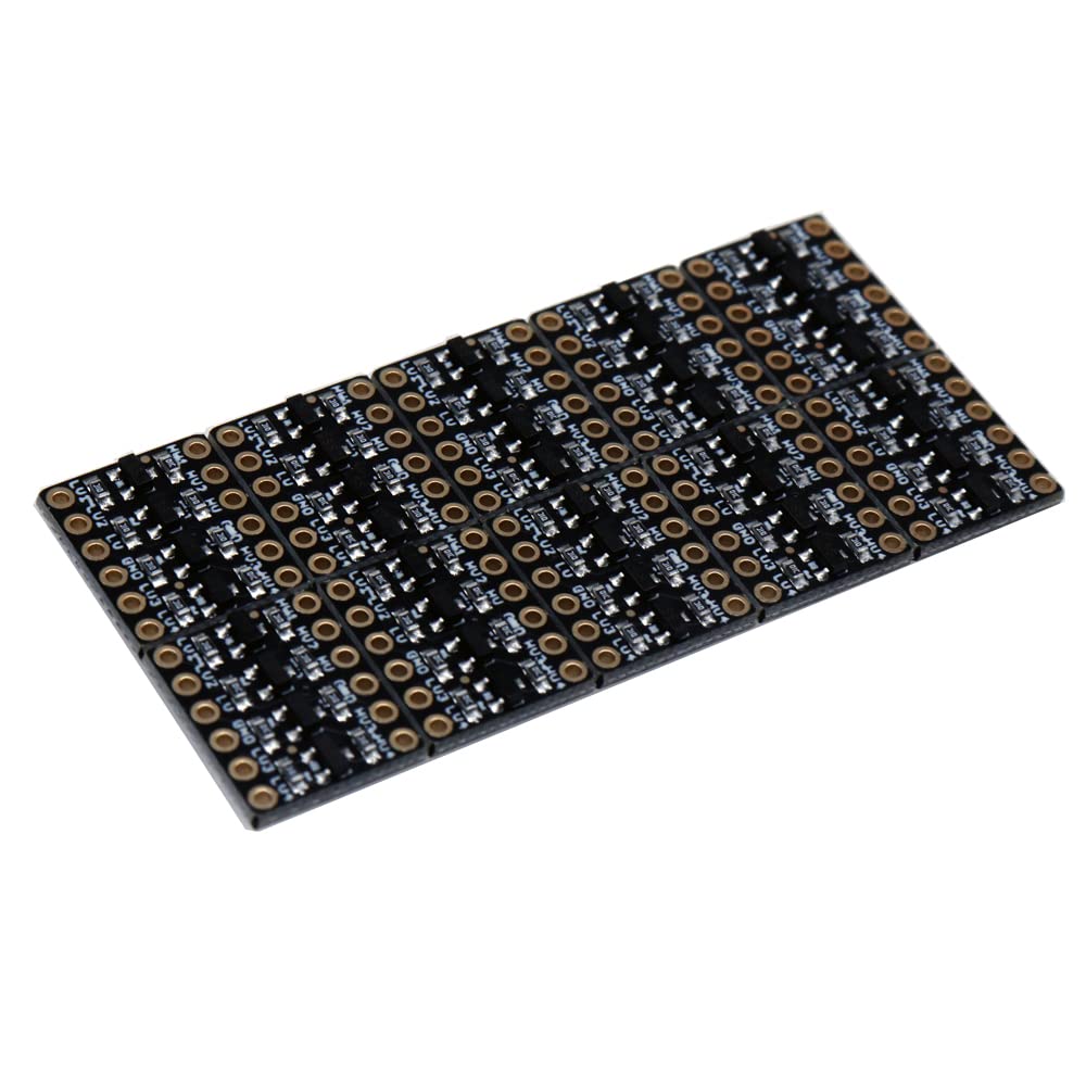 Treedix 10PCS Logic Level Converter Module 4 Channel IIC I2C 3.3V to 5V Bi-Directional Shifter Module for SPI Bus Signals Serial Compatible…