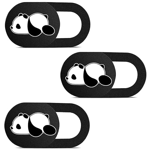 Webcam Cover Slide Cute Pattern Web Camera Cover 0.7mm Thin Fits for Laptop MacBook Pro iMac Air Computer Smartphones Tablets Protect Your Privacy