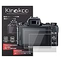 kinokoo EOS M50/EOS M50 Mark II Screen Protector, Tempered Glass Film for Canon EOS M50/EOS M50 Mark II/ M6/M100/ PowerShot G1 X Mark III Digital