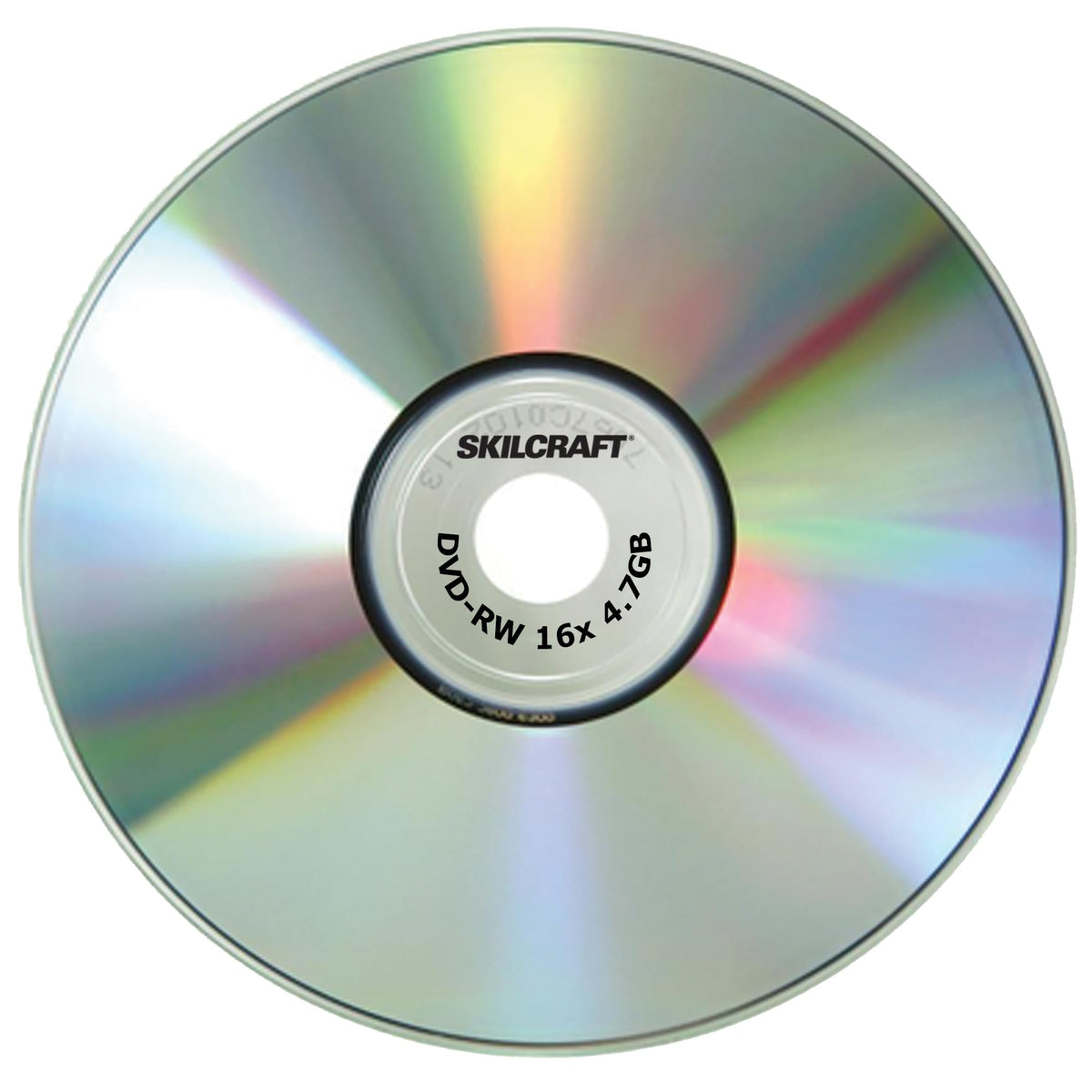 7045015155371, Branded Attribute Media Disks, DVD-RW, 4.7GB, 4X, Silver, 5/PK