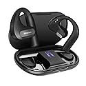 BlitzMax Open Ear Headphones,True Wireless Bluetooth 5.3 Open Ear Earbuds, Enhanced Bass 16.2mm Drivers, Long-Lasting Comfort, 60H Playtime LED…