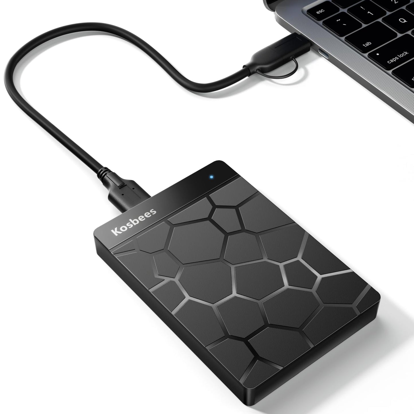 Kosbees 500 GB External Hard Drives,Portable Hard Drive for Windows,Ultra Slim External HDD Store Compatible with PC, MAC,Laptop,PS4, Xbox one, Xbox