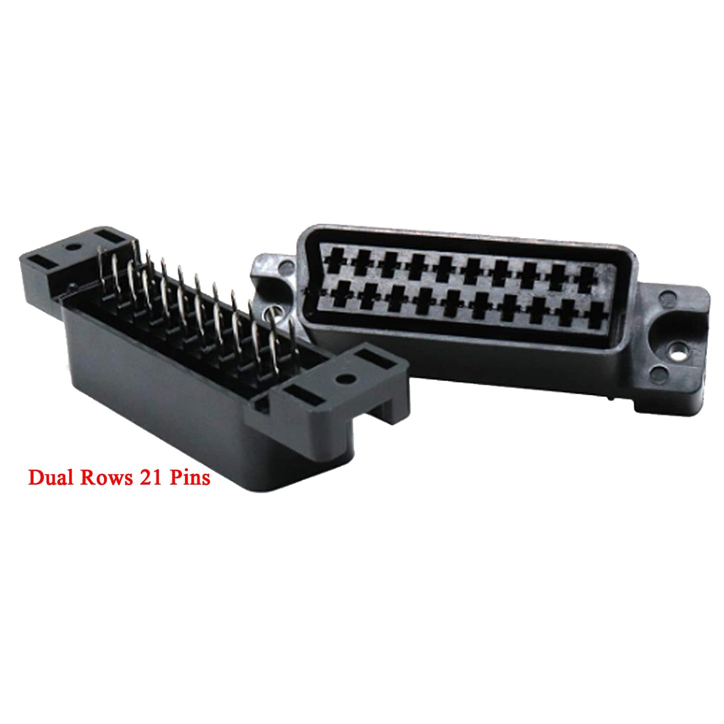 Xiaoyztan 10 Pcs Vertical Type 21 Pin Audio Video Socket Adapters PCB Mounting TV DVD VCR Female Connectors