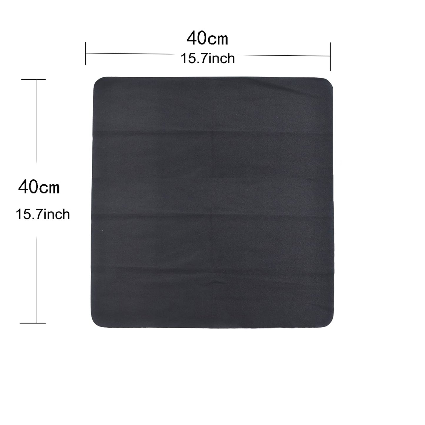 Record Cleaning Cloth 5 Pack 15''x15'' Big Size Anti-Static Microfiber Lint Free for LP Vinyl Record, Glasses,TV Screen, Laptop