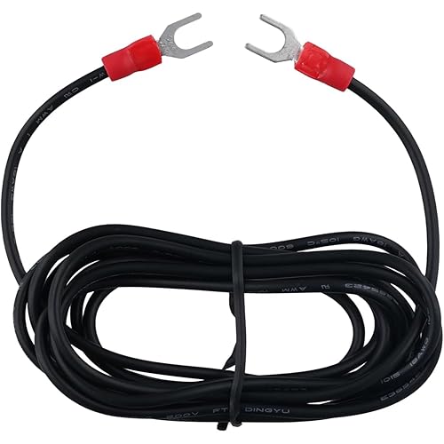 Technic Phonograph Turntable Ground Wire for Magnetic Cartridge Turntables, 6-ft