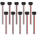 10PCS Type-C Female 2Pin USB Connector Type-C Waterproof with Female Socket Fast Charging Jack Charging Port USB-C Charger Plug Socket