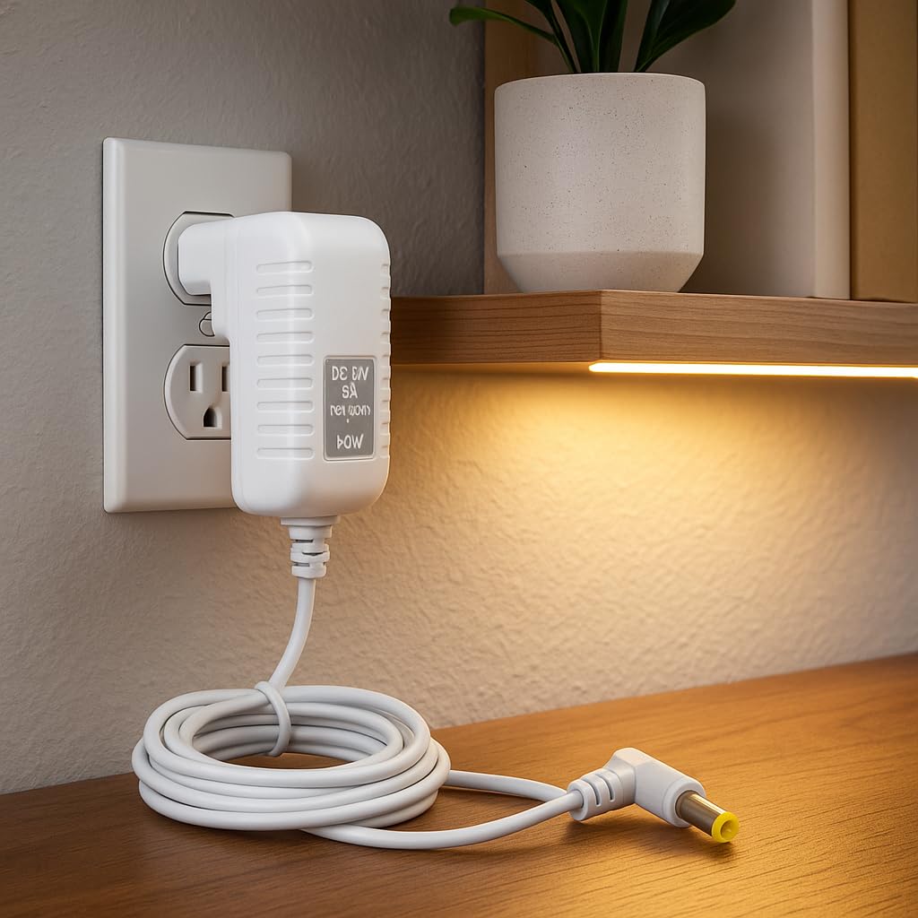 DC 12V 3A Power Adapter - Universal Switching Power Supply for LED Strips, CCTV, and More