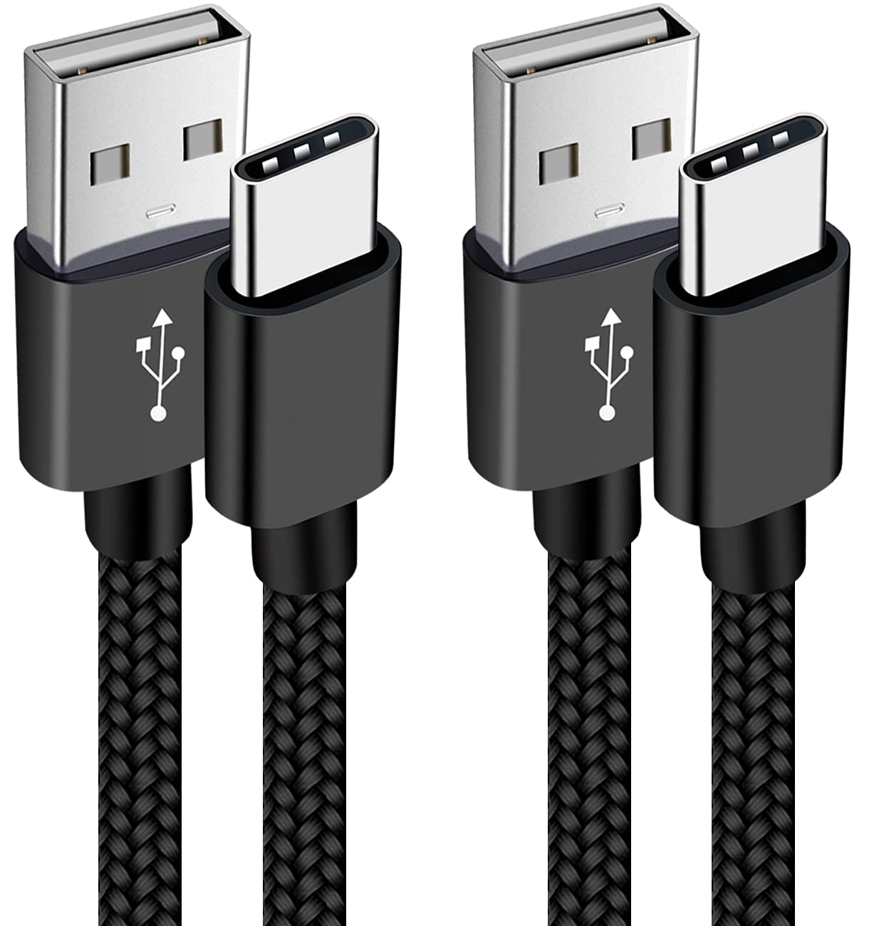2-Pack 6FT USB-C Charger Cable for Motorola Moto G Fast/G Power/G Pure/G Stylus 5G,Moto G9 G8 G7,G7 Play,G7 Plus,G7 Power G6,G6 Plus X4 Z3 Z2 Play Z