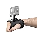 Haoyou 360 Degree Rotating Hand Strap Mount, Compatible with Gopro Hero 13 12 11 10 9 8 7 6 5 4 3+ 3 Session AKASO DJI OSMO and Other Action Cameras