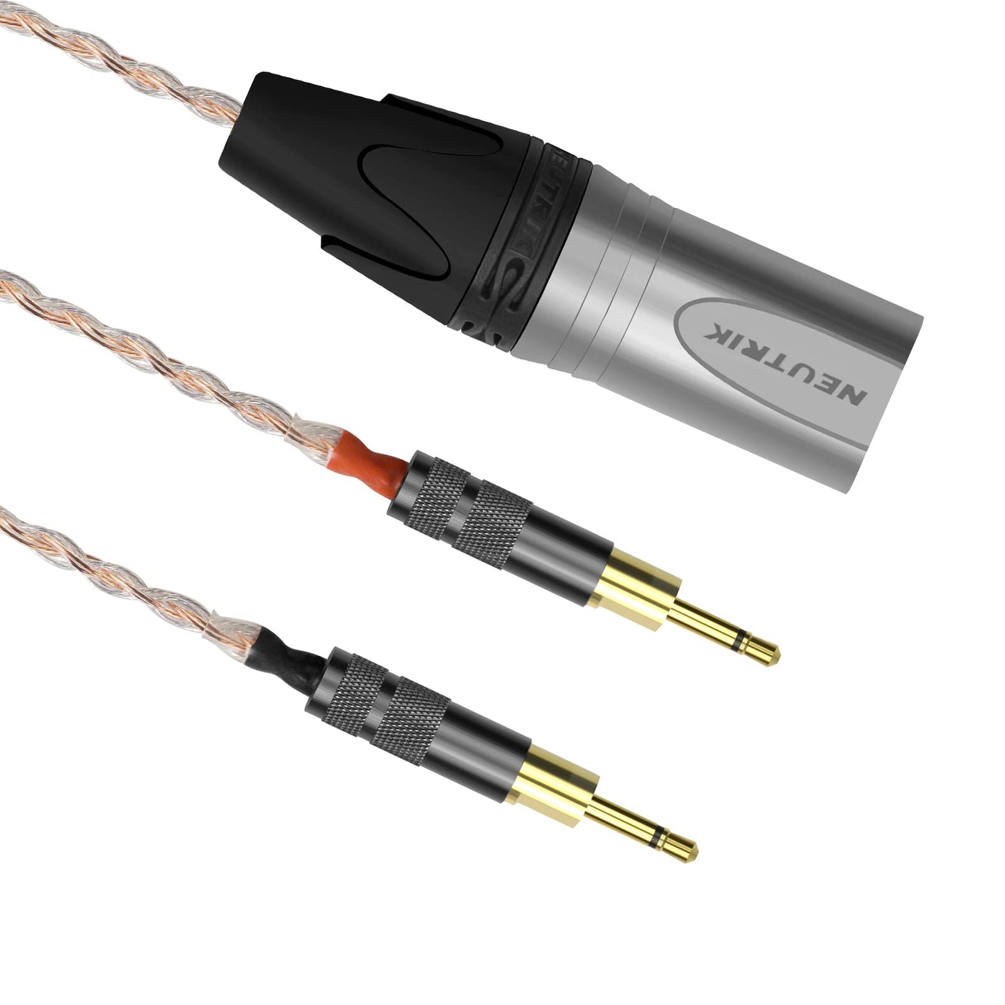 GEEKRIA Apollo 6NOCC Upgrade Cable Compatible with Sennheiser HD700, Dual 2.5mm to XLR Balanced Audio Cord, Hi-Res Audiophile Headphones Replacement…