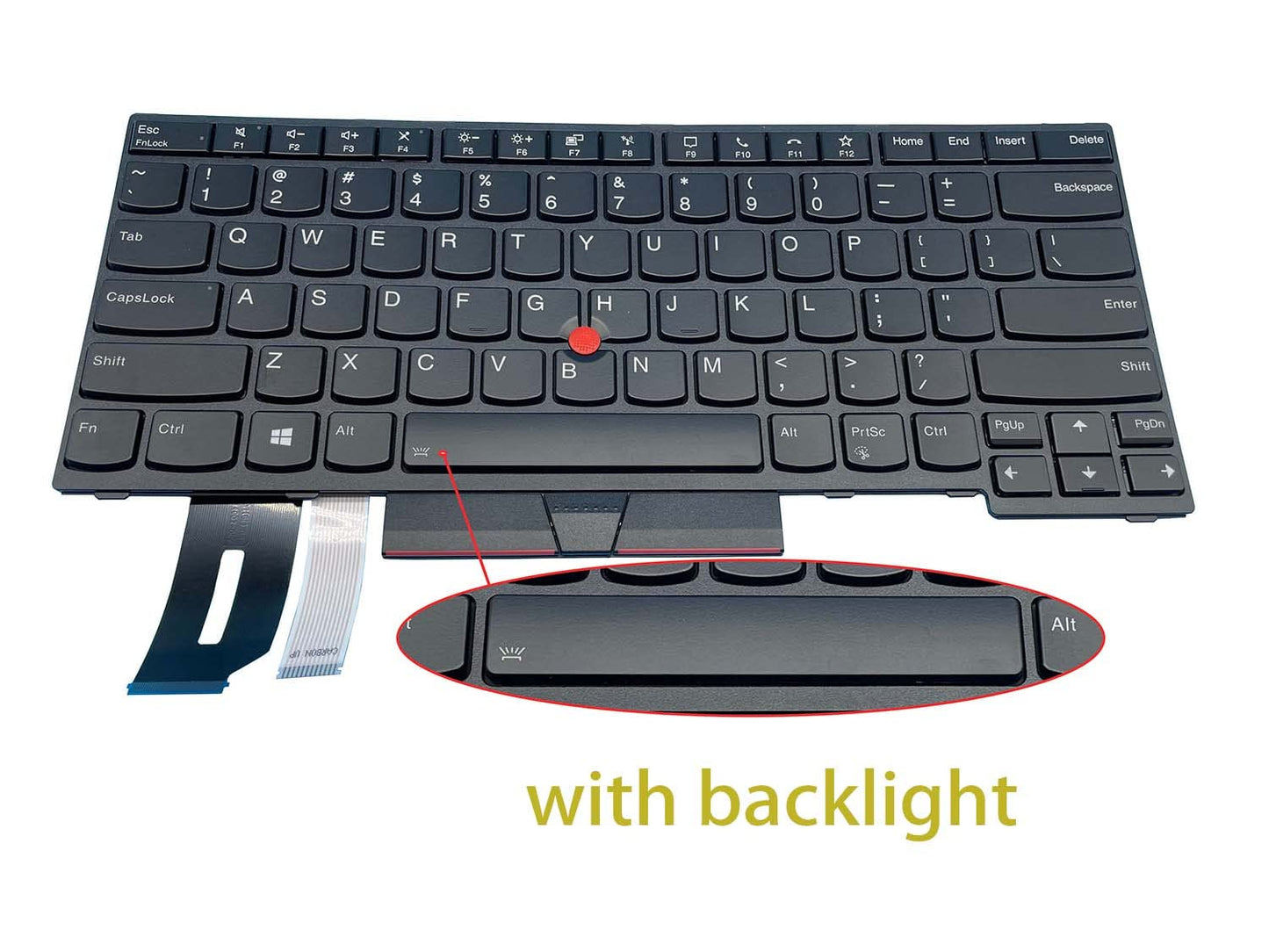 Replacement Keyboard for Lenovo ThinkPad - T14 Gen1 T14 Gen2 P14S Gen1 P14s Gen2 Not Fit for E480 Laptop Keyboard with Backlit & Trackpoint