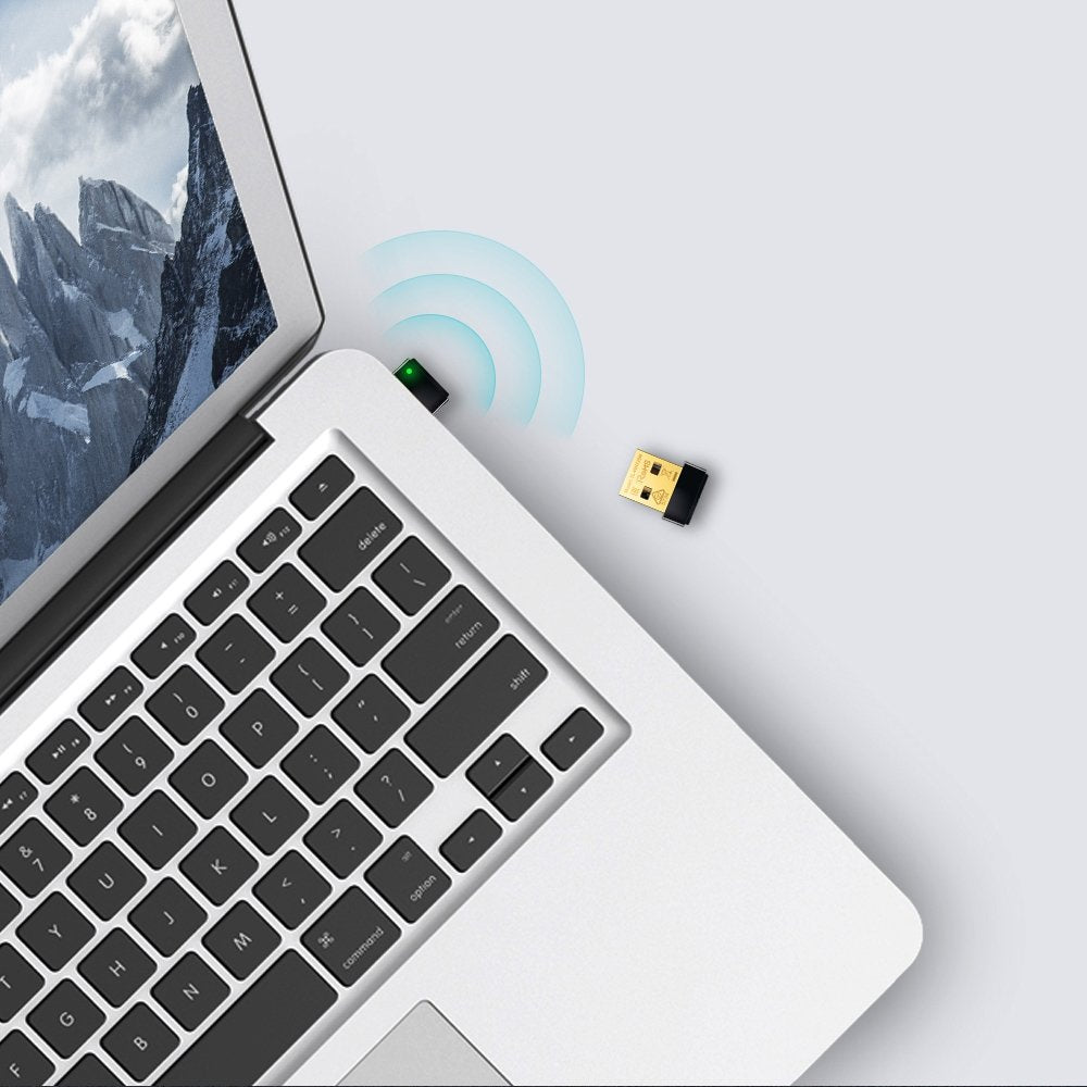 TP-Link USB WiFi Adapter for PC(TL-WN725N), N150 Wireless Network Adapter for Desktop - Nano Size WiFi Dongle for Windows 11/10/7/8/8.1/XP/ Mac OS