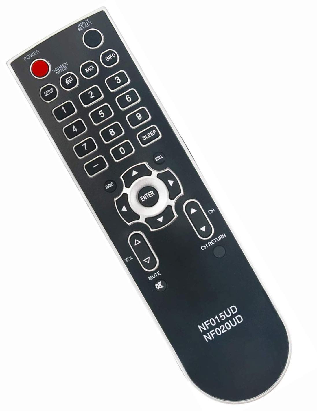 NF015UD NF020UD Remote Control Replaced for Emerson Sylvania TVs