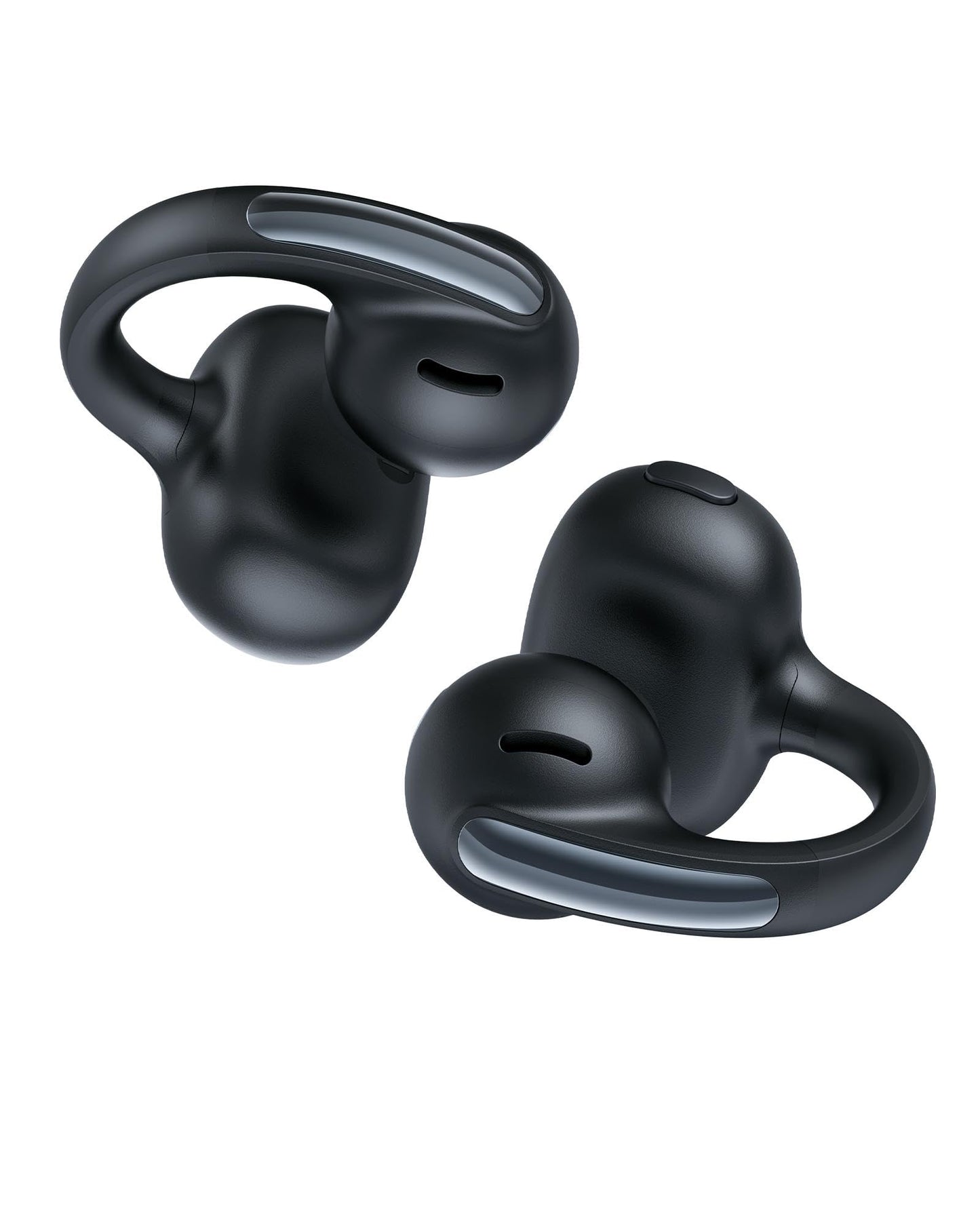 Baseus Bowie MC1 Open Ear Clip-On Earbuds, Adaptive Comfort with Anti-Drop Design, Impactful Sound with Adaptive Bass Boost, Adaptive Noise Cancelling