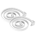 Silverstone Technology CP08W 90 Degree SATA 3 Sleeved White Cable with EMI Guard for 6Gb/s 2-Pack, SST-CP08W-USA-2PACK