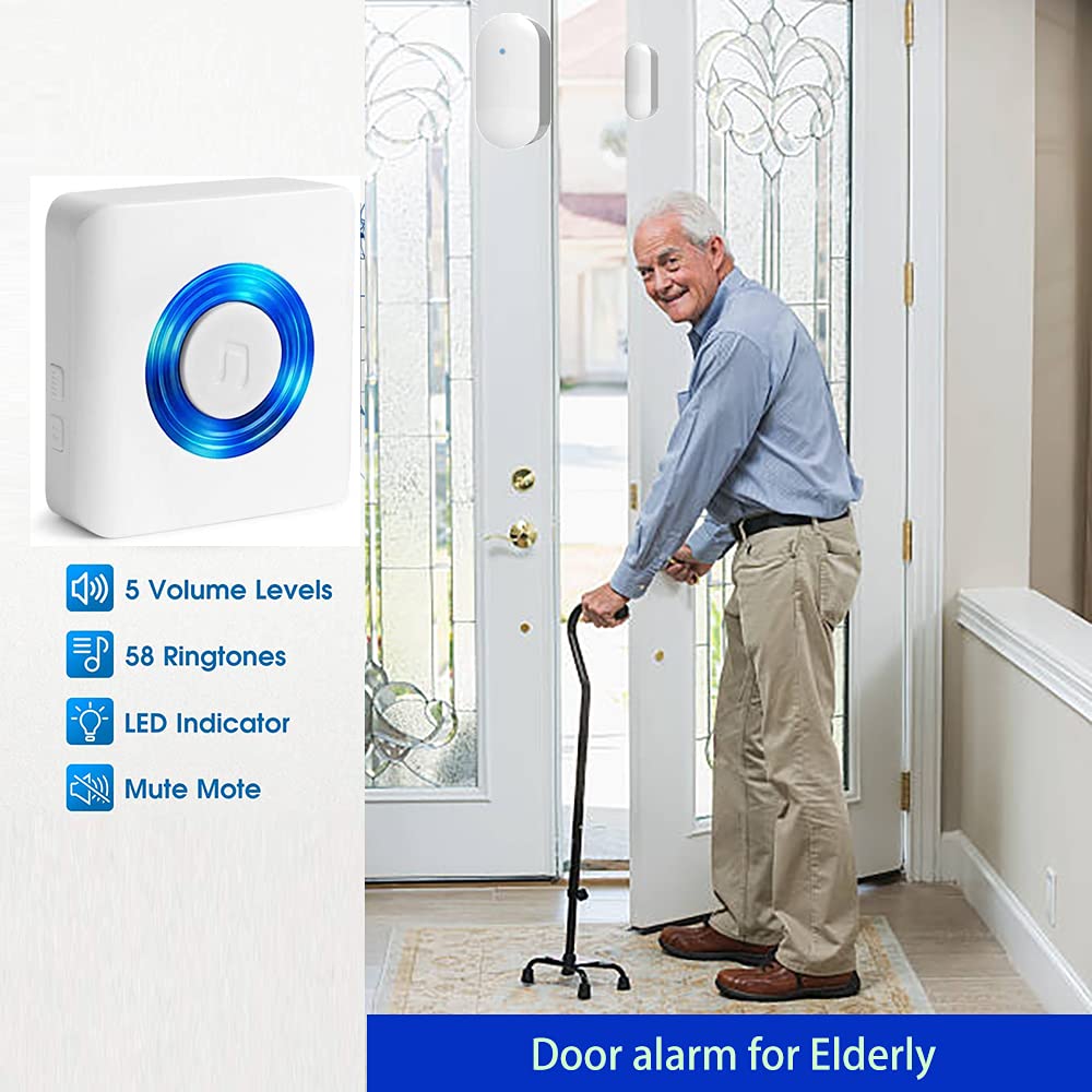 Add on Receiver.Part for Wireless Door Sensor Alarm Or Part for Wireless Motion Sensor Detect Aler(Only One Receiver)