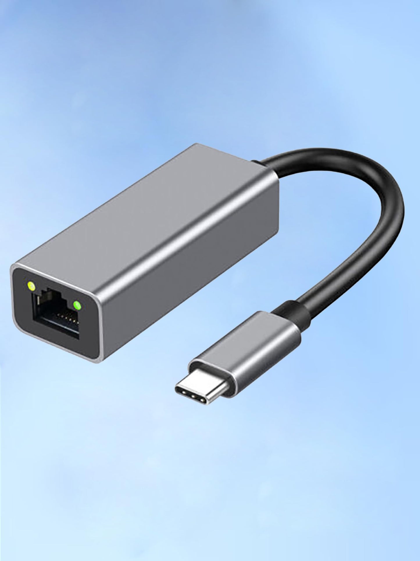 USB C to Ethernet Adapter, 1GHigh-Speed Gigabit Ethernet, Plug & Play USB-C to RJ45 LAN Adapter, Compact & Portable for MacBook Pro/Air,Chromebook
