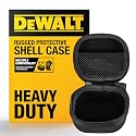 DEWALT Heavy Duty Protective Headphone Case for TWS Earbuds & Wearable Speaker, Compact Lightweight w/EVA Headphone Case Hard Shell, Shockproof