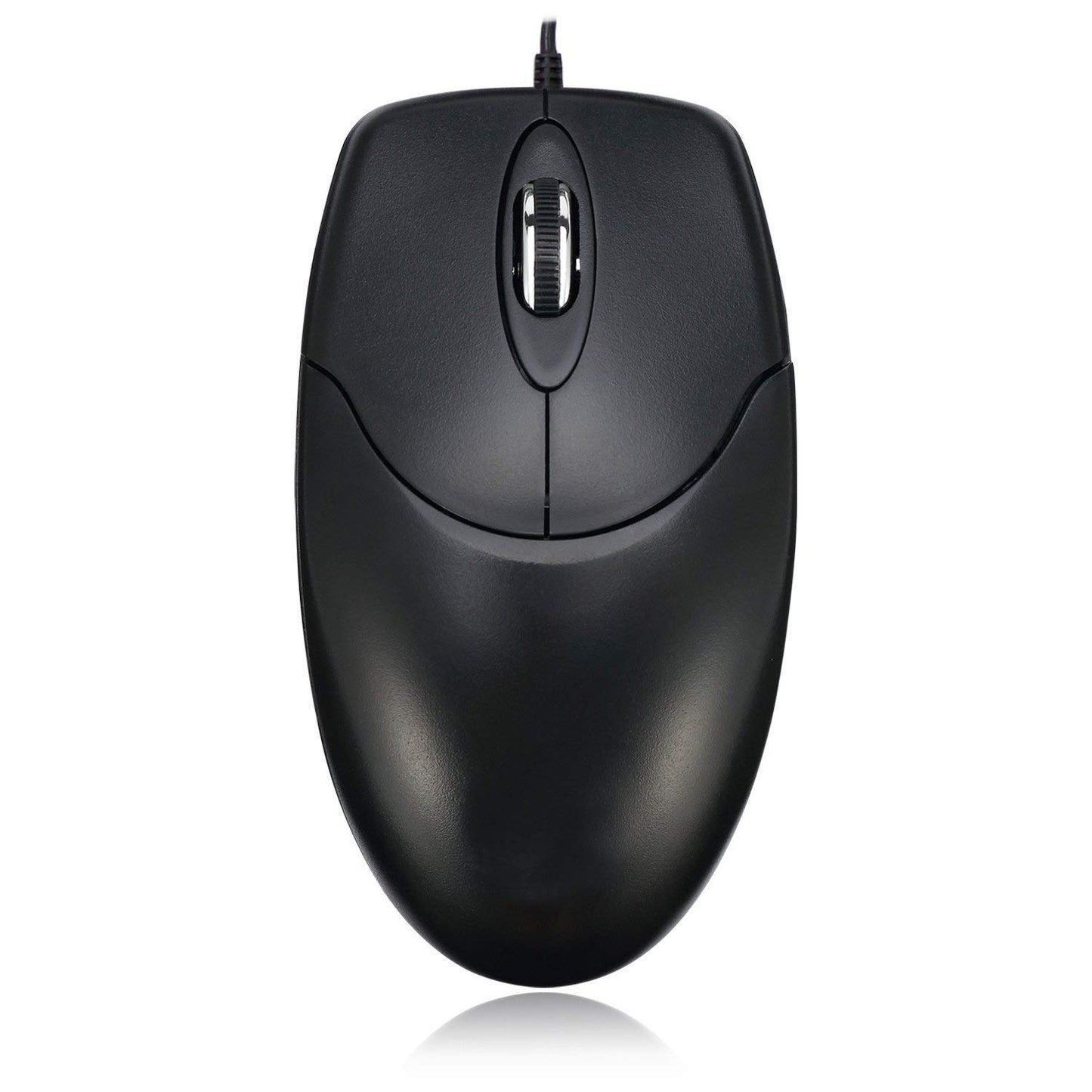 Adesso AKB-133CB - Keyboard and Mouse Combo, Wired, Desktop Keyboard, Ambidextrous Mouse, Multimedia Hotkeys - Compatible for Desktop/PC/Windows