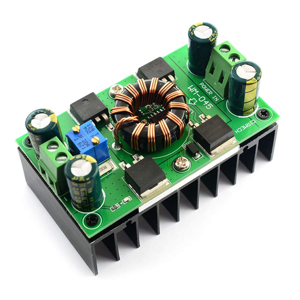 Auto Boost Buck Converter, 5A(Max 10A) DC 5V-30V to 1.25-30V Voltage Regulator Constant Voltage Constant Current CV CC Auto Step-Up/Down Boost…