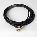 TECHTOO Durable Reverse Polarity RP-SMA Male to Female RF Antenna Pigtail Jumper Adapter Extension Coaxial Cable Pigtail Cable for Network